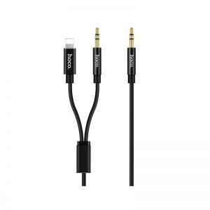 HOCO UPA08 Tuneful Series Lightning Digital Audio convert wire - Black