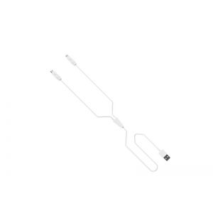 Hoco Rapid Charging Cable Micor + Lightning 1M X1 - White