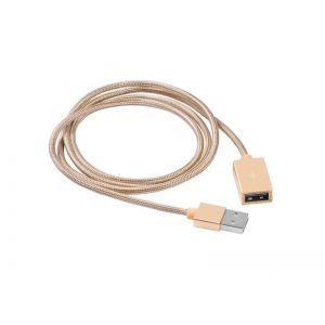 Hoco UA2 USB2.0 Extendable Cable - Gold