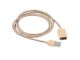 Hoco UA2 USB2.0 Extendable Cable - Gold