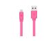 Hoco Bamboo Type-C Charging Cable X5 - Pink
