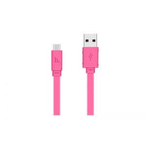 Hoco Bamboo Type-C Charging Cable X5 - Pink